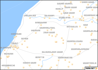 map of Douar Zadia